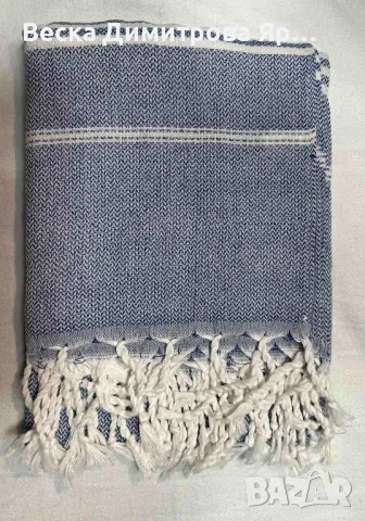 Пештемал – Традиционна турска кърпа от памук и лен 90см x180см, снимка 9 - Други стоки за дома - 50123673