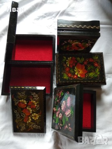 Ръчно рисувани кутии за бижута и ценности, оригинален украински Роспис., снимка 9 - Други ценни предмети - 41282369