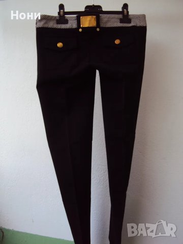 Оригинален панталон Celyn b на Elisabetta Franchi черен, снимка 2 - Панталони - 50160410