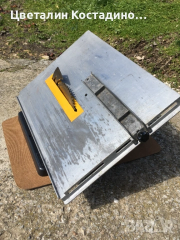 немски настолен циркуляр "Hanning", снимка 6 - Триони и циркуляри - 53650132