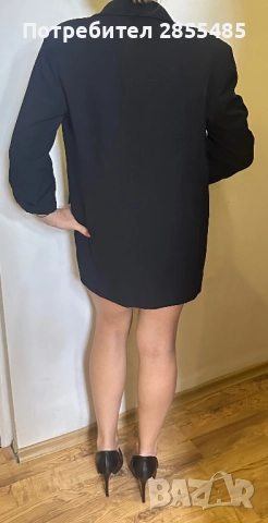 Дамски сако в черно, снимка 3 - Сака - 52096545