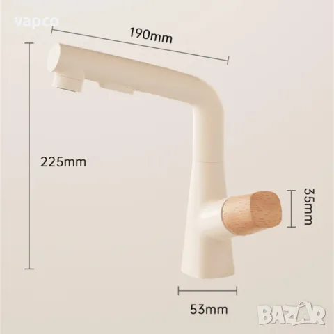 Смесител за баня серия Scandinavian W131, снимка 6 - Смесители - 49438813