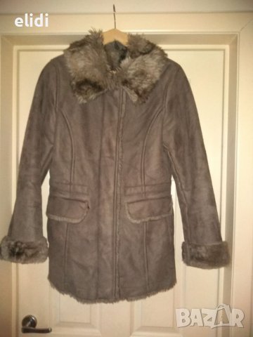 Дамски кожух от велур ном.38, снимка 6 - Палта, манта - 39501454