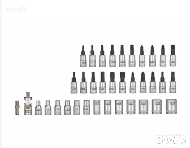 *ЧИСТО НОВ*PARKSIDE Комплект тресчотки , снимка 4 - Куфари с инструменти - 52913033