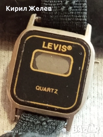 Винтидж електтронен часовник LEVIS рядък дамски за КОЛЕКЦИОНЕРИ 51853, снимка 2 - Антикварни и старинни предмети - 53492287