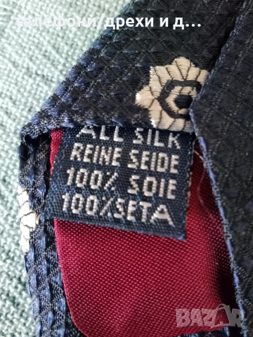 Мъжка вратовръзка Fabio Toma, Италия, коприна (като нова), снимка 3 - Други - 52591398