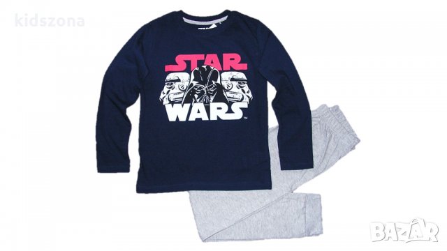 Детска пижама Star wars за  9, 10, 11, 12, 13 и 14 г. - М15-16, снимка 2 - Детски пижами - 34775056