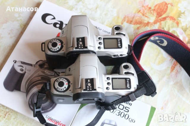 Canon EOS 300 лентов фотоапарат - два броя, снимка 9 - Фотоапарати - 39808681