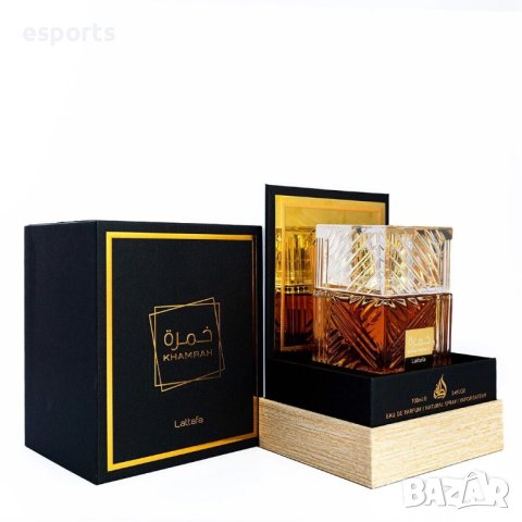 Унисекс парфюмна вода Lattafa Khamrah 100ml 3.4oz Angels Share alt, снимка 2 - Унисекс парфюми - 34662617