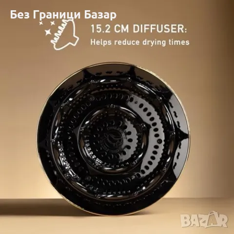 Нов Curlsmith дифузер сешоар – за вълниста и коил коса, пътуване жени, снимка 5 - Сешоари - 49809932