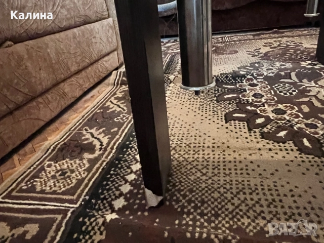 Холна стъклена маса, снимка 4 - Маси - 52355270