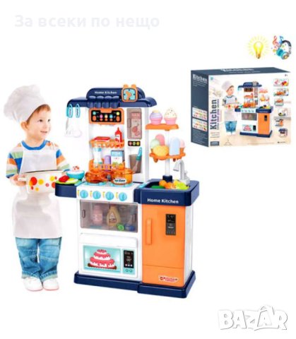 ✨Детска кухня с пара, течаща вода и продукти сменящи цвета си, снимка 2 - Играчки за стая - 41803485