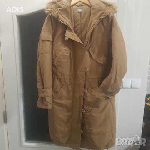 NAF NAF original зимно яке парка манто/3/4 пухена подплата , снимка 5 - Палта, манта - 38926732