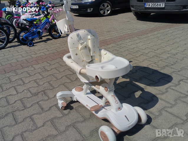 BYOX Детска тротинетка Cornet 6в1 бял, снимка 10 - Скутери и тротинетки - 53564029