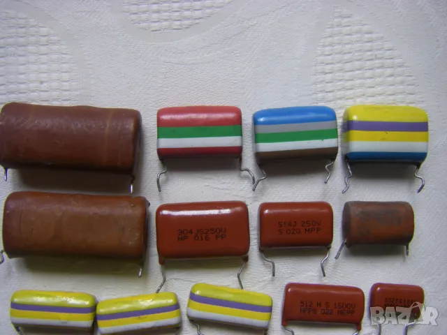 Употребявани керамични кондензатори западно производство, снимка 2 - Друга електроника - 47525638