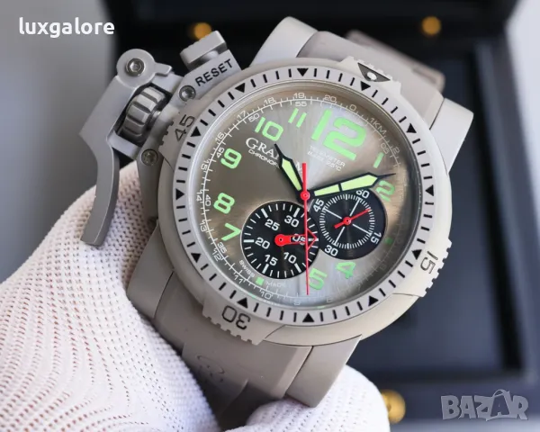 Мъжки часовник Graham Chronofighter Oversize с кварцов механизъм, снимка 2 - Мъжки - 49845854