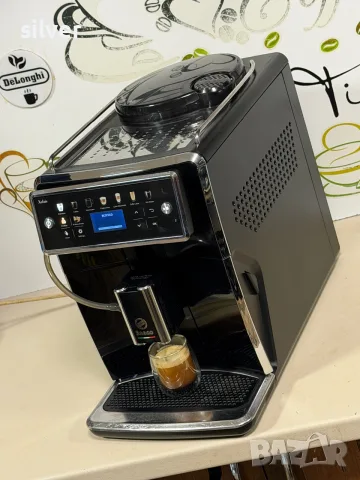 Кафемашина кафе автомат Saeco XELSİS SM 7580 с гаранция, снимка 5 - Кафемашини - 55874363