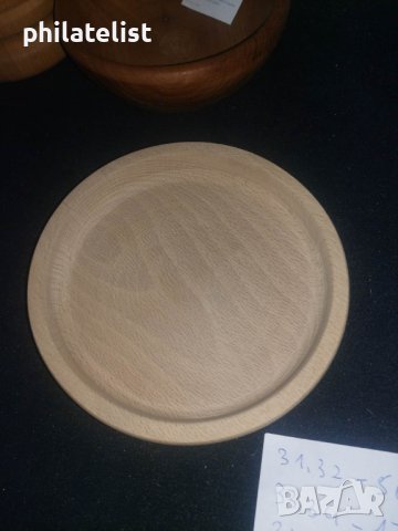 дълбока дървена чинийка №2