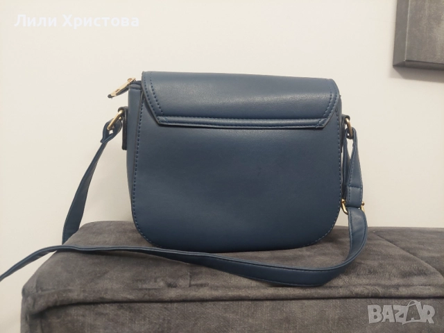 Синя чанта , снимка 3 - Чанти - 52238400