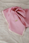 Babyly ленено одеяло 100 х 100 см – розово, снимка 1