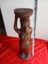 Стара АФРИКАНСКА Дървена Скулптура , Фигура Статуетка, снимка 7