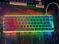 Механична RGB клавиатура за компютър 65% Womier Gateron Brown gaming keyboard геймърска светеща, снимка 3