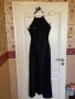 Нова дълга черна еластична елегантна официална парти коктейлна класическа рокля , снимка 7