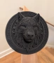 Фигурка Wolf Head / Вълча глава статуетка за стена, снимка 3