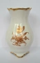 1948 г. JLMENAU - Старинен немски порцелан ваза порцеланова цветя злато, снимка 2