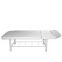 Ниско стационарно легло за козметични процедури и масаж 8386, Бял - 56 см. височина, снимка 4