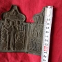 Руски бронзов триптих, Св. Николай., снимка 4