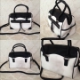Дамска чанта Express - Black & White Purse, снимка 8