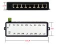 PoE Hub Splitter Injector 8 Портов DC Мрежови Инжектор PoE Injector 4 Port IP NVR POE 4 Портово PoE, снимка 7