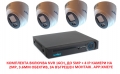 Комплект за видеонаблюдение NVR 16 канала +4 IP камери+ безплатен софт