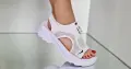Дамски сандали Nike в бяло, снимка 1