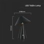 Настолна LED Лампа 3W Димиране Черна Презареждане 3в1, снимка 5