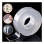 Двойнозалепващо прозрачно тиксо/ Двустранна лепяща нано лента  МНОГОКРАТНА употреба, снимка 4