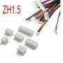 JST конектори женски и мъжки с кабел 20см, тип ZH1.5 и SH1.0, 5-пинови