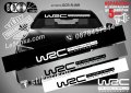 WRC Сенник лента фолио надпис WORLD RALLY CHEMPIONSHIP