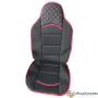 Комплект универсални калъфи за предни седалки - 2бр/к-т - черно с червено, снимка 3