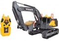 ОГРОМЕН RC рудничарски минен багер Dickey Toys Volvo , 60 см , 3 год + , жълто и сиво, снимка 2
