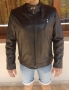 Мъжко кожено яке от естествена кожа - черно - размер XL, снимка 4