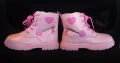 Детски боти, обувки, ботушки за момиче - розови - размер 32, снимка 3