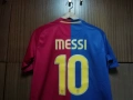 Barcelona Messi от сезон 2008/2009 Nike оригинална тениска фланелка Барселона Меси екип, снимка 3