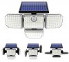 Трoйна соларна лампа със сензор за движение 181 LED, 4 режима на работа, с дистанционно, снимка 4