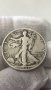 Сребърна монета САЩ ½ долар, 1943 Walking Liberty Half Dollar Маркировка на монетния двор "D" - Денв, снимка 2