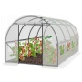 Градинска четирисегментна бяла оранжерия - модерен и ярък дизайн - 6 х 3 х 2м, снимка 6