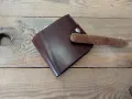 Ръчно изработен мъжки кожен портфейл , снимка 3