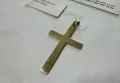 Златен кръст 1.54гр., снимка 4