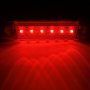 10 БРОЯ LED Червен Габарит с 6 диода за камион ремарке платформа 12V-24V, снимка 3